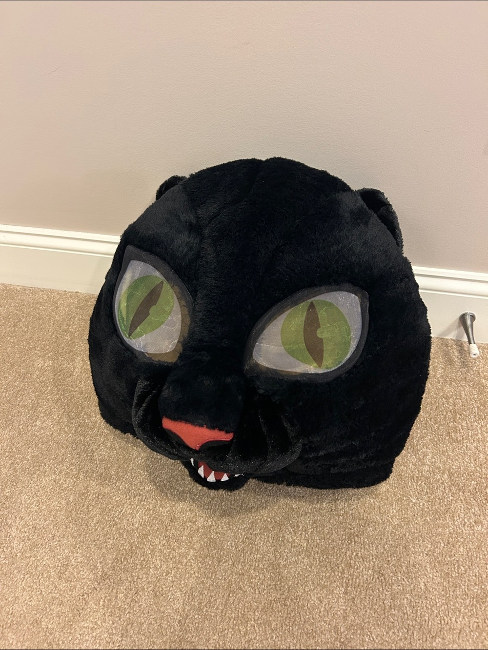 Dan Dee Maskimals Big Head Mascot Halloween Costume Black Panther Cat